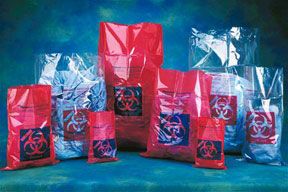 Fisherbrand™ Polypropylene Biohazard Autoclave Bags Plain 10x10'', 200 pcs per pack
