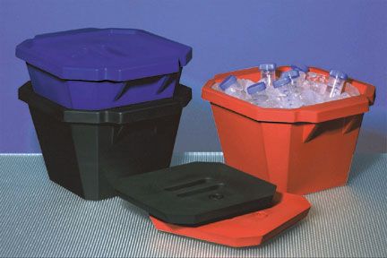 Polyurethane Ice Buckets, Blue