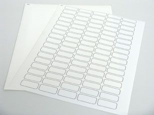 Cryogenic Labels  0.5x1.25in.  White 85l