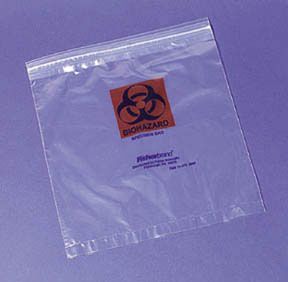 Bag Specimen, Biohazard, F/Brand, PE, 5x