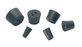 Fisherbrand# Two-Hole Rubber Stoppers, p