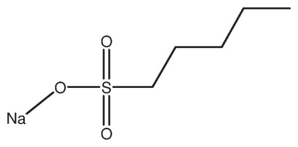1-Pentanesulfonic acid, sodium salt hydrate, 99%