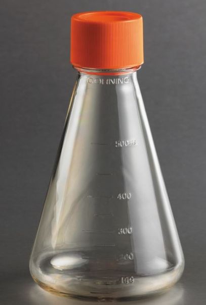 Corning 500mL Polycarbon Erlenmeyer Flask (25/case)
