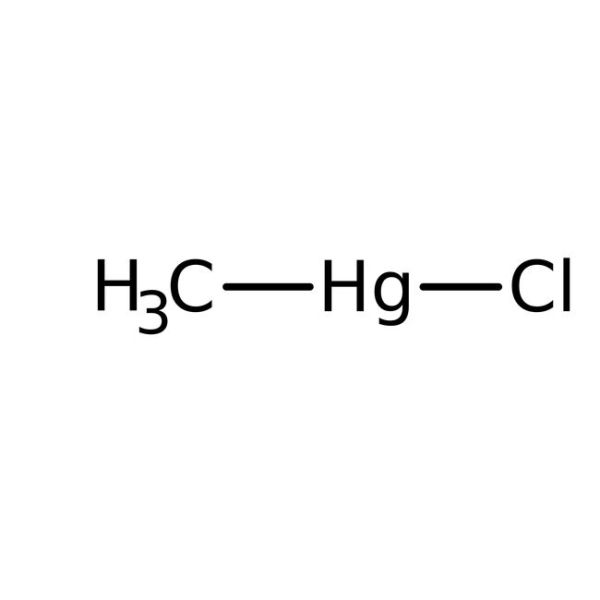 Methylmercury(II) chloride, standard solution in H{2}O, Methylmercury(II) chloride 1000ppm by AA