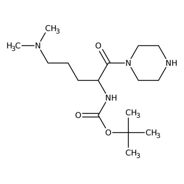 tert-Butyl (S)-4-(dimethylamino)-1-(piperazine-1-carbonyl)butylcarbamate, 97% 1GR
