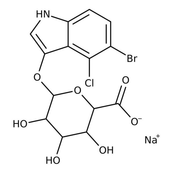 5-Bromo-4-chloro-3-indolyl ^b-D-glucuronide sodium salt, 98%