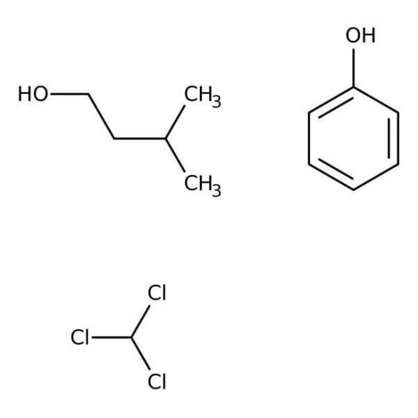Phenol:Chloroform:Isoamyl alcohol  25:24:1, Ready-to-Use saturated aq. soln., pH 5.2