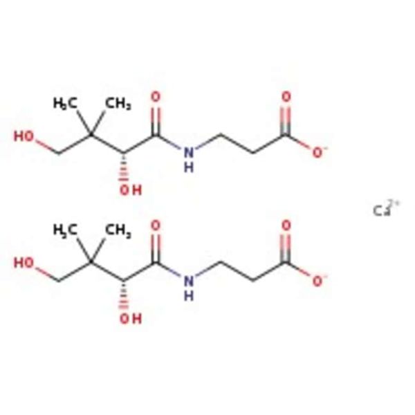 (+)-Pantothenic acid calcium salt, extra pure, SLR
