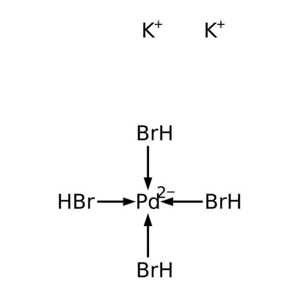 Potassium tetrabromopalladate(II), Pd 20.0%