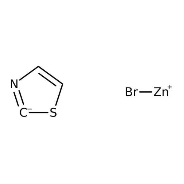 2-Thiazolylzinc bromide, 0.5M in THF, packaged under Argon in resealable ChemSeal^t bottles