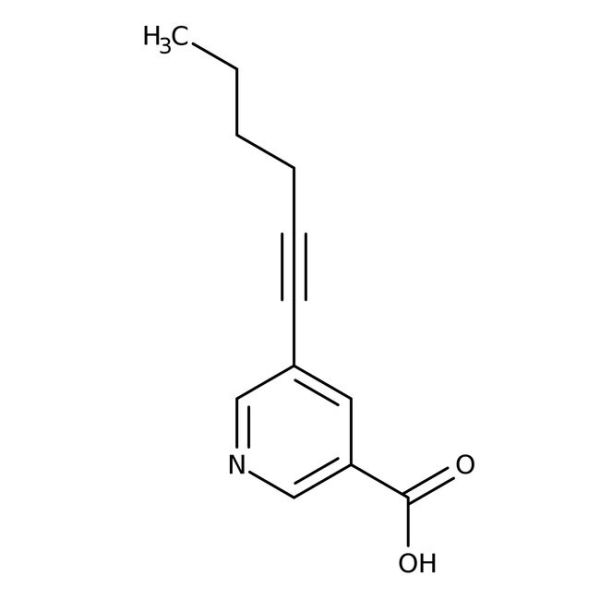 5-Hex-1-ynylnicotinic acid, 97% 1GR