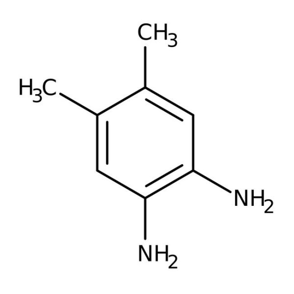 4,5-Dimethyl-o-phenylenediamine, 98%, many contain up to    ca 15% water
