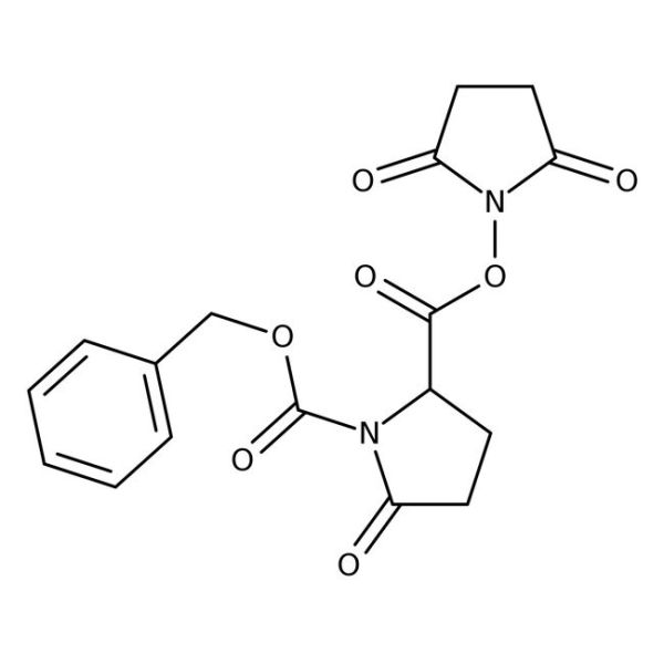 N-Benzyloxycarbonyl-L-pyroglutamic acid N-succinimidyl ester, 95%