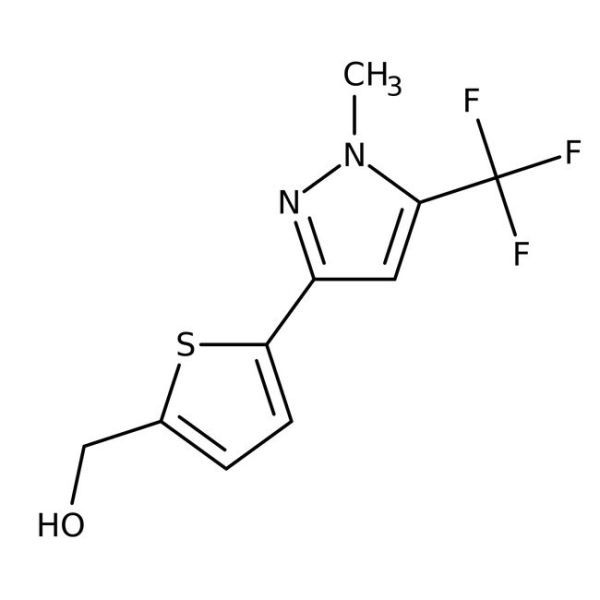 {5-[1-Methyl-5-(trifluoromethyl)-1H-pyrazol-3-yl]-2-thienyl}methanol, 90% 1GR