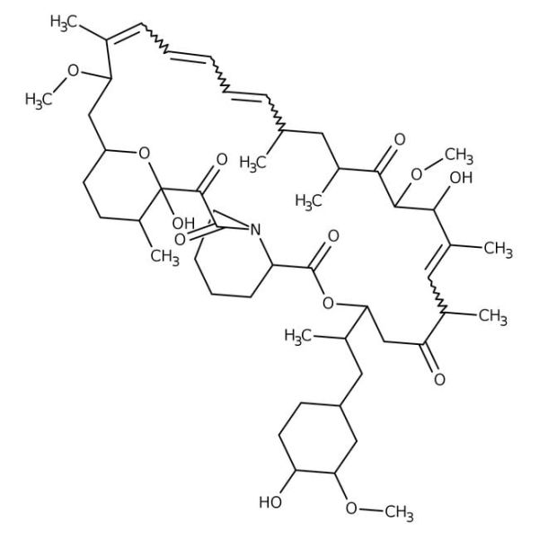 Rapamycin, from Streptomyces hygroscopicus