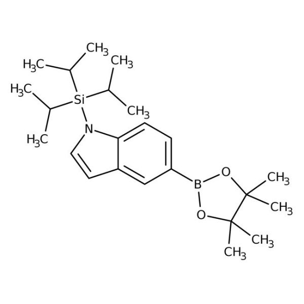 5-(4,4,5,5-Tetramethyl-1,3,2-dioxaborolan-2-yl)-1-(triisopropylsilyl)-1H-indole, 97% 1GR
