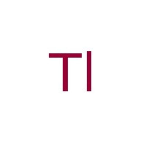 Thallium granules, 6mm (0.2in) & down, 99.99% (metals basis), packaged in water