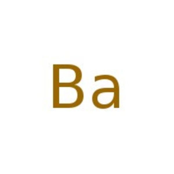 Barium rod, 22mm (0.9in) dia, 99+% (metals basis), Sr |<0.8%