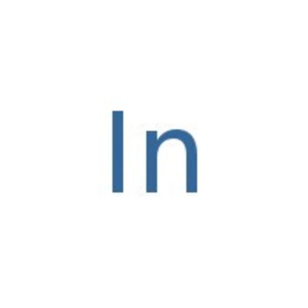 Indium wire, 2.0mm (0.08in) dia, Puratronic|r, 99.998+% (metals basis)