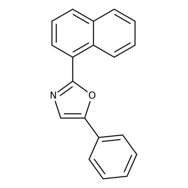 2-(1-Naphthyl)-5-phenyloxazole, laser grade and suitable for scintillation spectrometry, 99+%