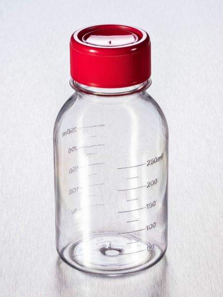 Storage Bottles wt Caps, 250ml, 12/Cs