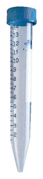 Centrifuge Tube wt Cap, 15ml, 500/Cs
