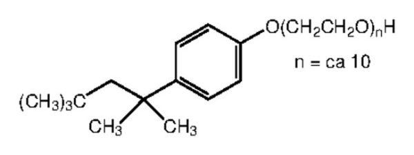 Polyethylene glycol 4-tert-octylphenyl ether
