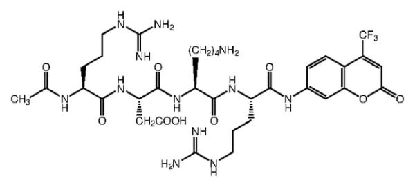 N-Acetyl-Arg-Glu-Lys-Arg-7-amino-4-(trifluoromethyl)coumarin