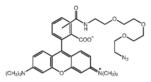 Azido-PEG3-carboxytetramethylrhodamine 110 conjugate