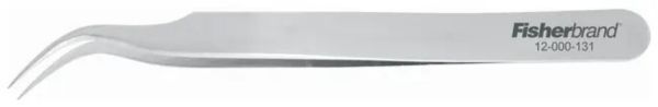 TWEEZER, METAL, STRONG, FINE CURVED TIPS, LENGTH 115MM EMS#7