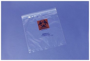 SPECIMEN BAGS WITH POCKET ,225MM X 150MM X 200MM,CLEAR,PRINTED,1000X