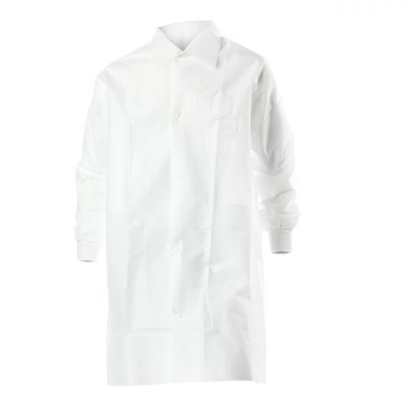 LABCOAT KNIT CUF PCKT M 30/CS