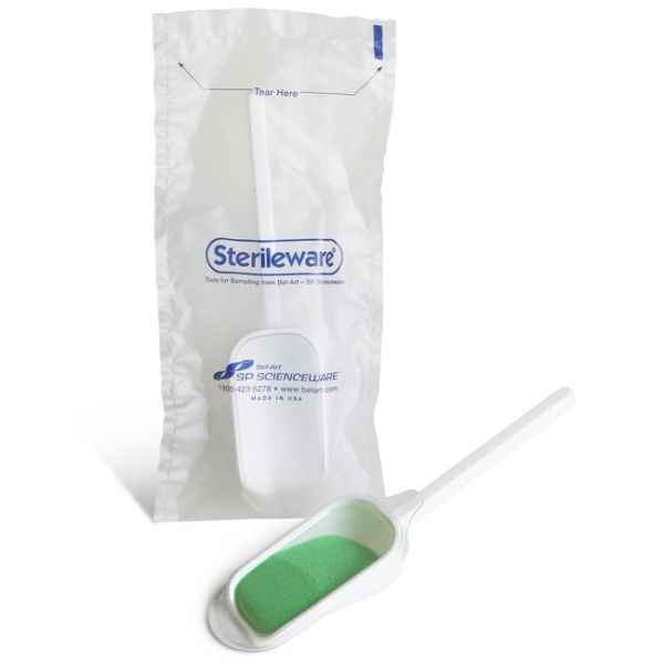 SCOOP W/LID STERILE 4OZ.100/CS