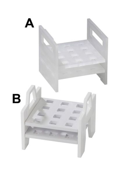 RACK CUVETTE 12 PLC STACKABLE