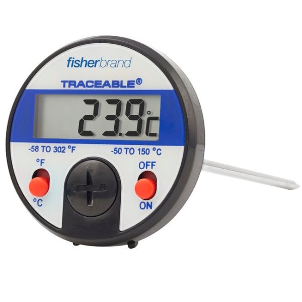 (HAZ) Dial Thermomtr F/C Jumbo-Dsply