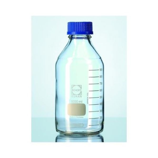 218014459 - BOTTLE LAB 500ML DIN, DWK Life Sciences DURAN™ GL 45 Laboratory Glass Bottles With PP Screw Cap and Pouring Ring