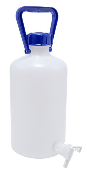 CARBOY W/SPIGOT N/M HDPE 5L