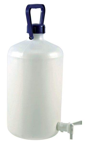 CARBOY W/SPIGOT N/M HDPE10L