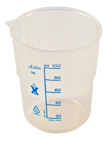 Fisherbrandâ„¢ï¸ Low-Form Polypropylene Beakers 100 mL