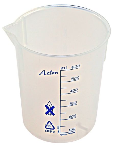 Fisherbrandâ„¢ï¸ Low-Form Polypropylene Beakers 600 mL