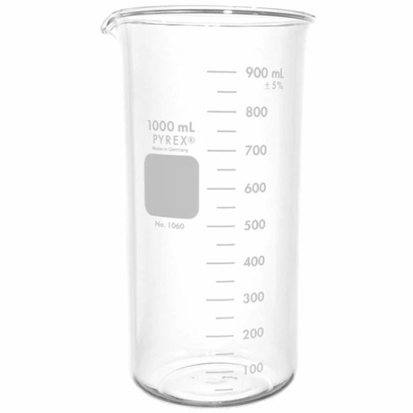 Beaker Tall Form, Pyrex, 1000ml, pk/6