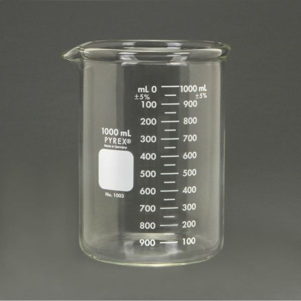 Beaker Heavy-Duty, Griffin, Pyrex, 1000m