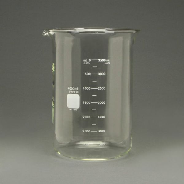 Beaker Griffin Heavy-Duty, Pyrex, 4000ml