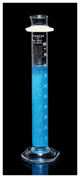 Cylinder Class B, Pyrex, Hex Base, 50ml