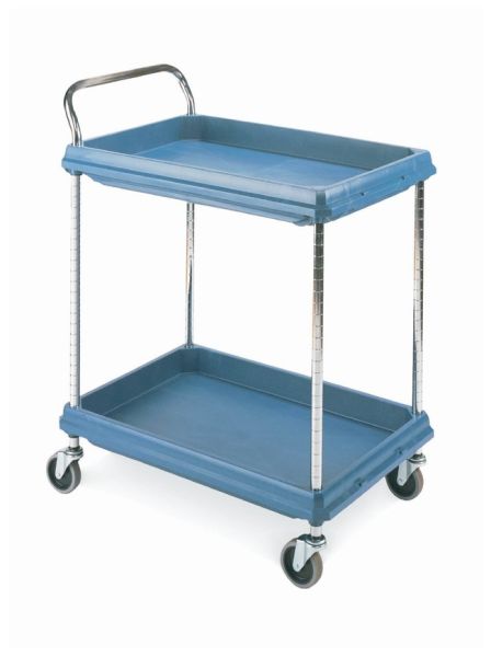 FB DEEP CART 2SHELF BLUE