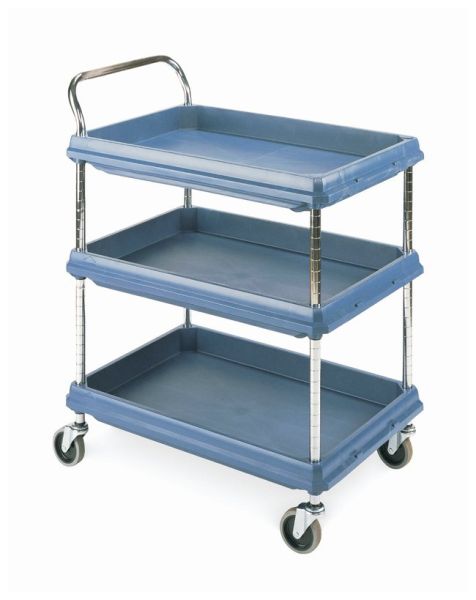 FB DEEP CART 3SHELF BLUE