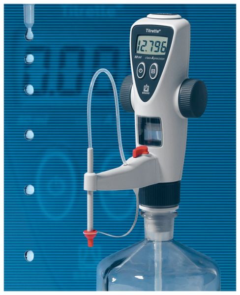 BrandTech™ BRAND™ Titrette™ Digital Bottle-Top Burets, 50mL capacity