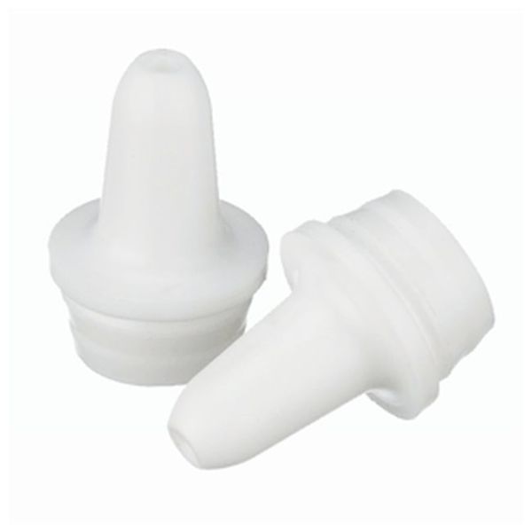 TIP DRPPR 15MM WHT LDPE 100/CS