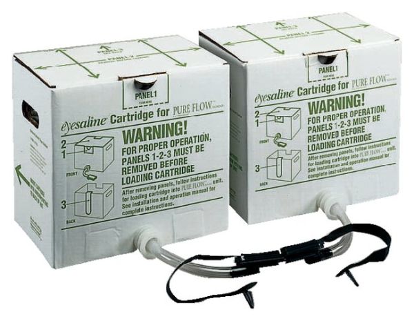 Honeywell™ Fendall Saline Cartridges for Honeywell Pureflow 1000 Portable Emergency Eyewash Stations