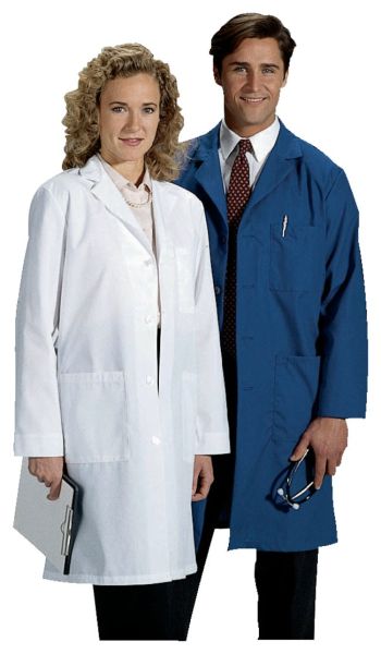 White Swan™ Meta Unisex Long Lab Coats